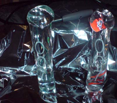 Gravera in eget namn p� v�ra Dry Martiniglas eller Champagneglas med v�ran gravyrmaskin