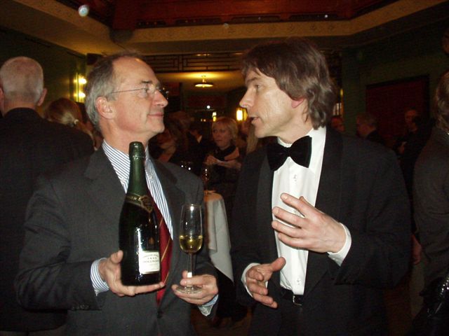 President Champagne House Bollinger Ghislain de Montgolfier  and James Bond Gunnar Sch�fer