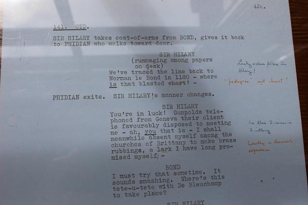 London Collage Of Arms James Bond Gunnar Sch�fer from James Bond 007 Museum Nybro Sweden from On Her Majesty`s Secret Service1969