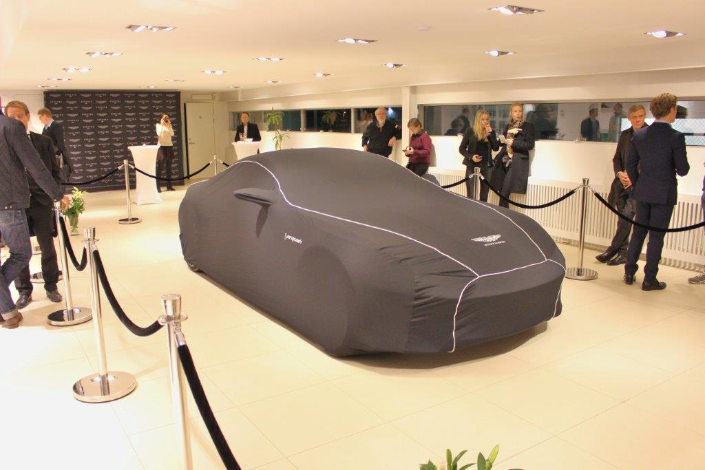 James Bond Gunnar Sch�fer with the Aston Martin DB10 Spectre same as Daniel Craig was drivning in Bond 24 SPECTRE