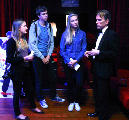 Emelie Isacsson,  Adrian Johansen, Maiken Fotland, James Bond Gunnar Sch�fer