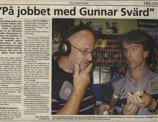 James Bond alias Gunnar Sch�fer