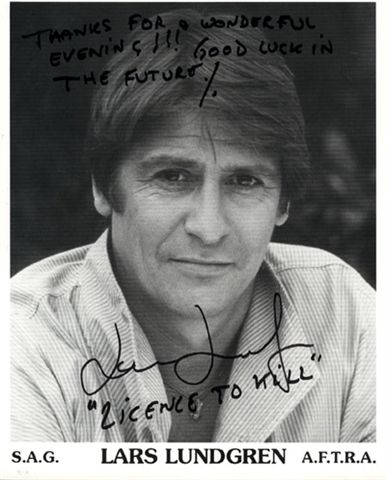 Lars Lundgren a speciel thanks to James Bond Gunnar Sch�fer for good dinner