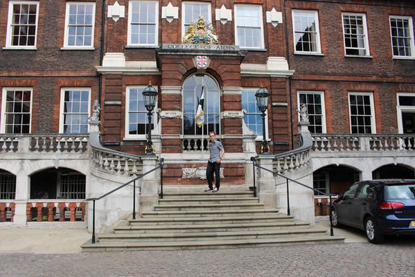 London Collage Of Arms James Bond Gunnar Sch�fer from James Bond 007 Museum Nybro Sweden from On Her Majesty`s Secret Service1969