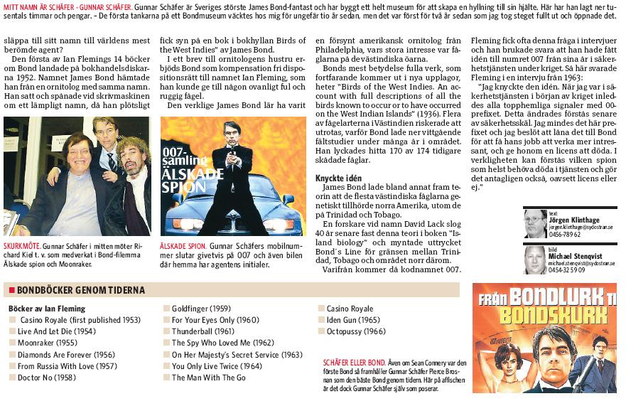 artikel om Gunnar Sch�fer Bond i PDF format