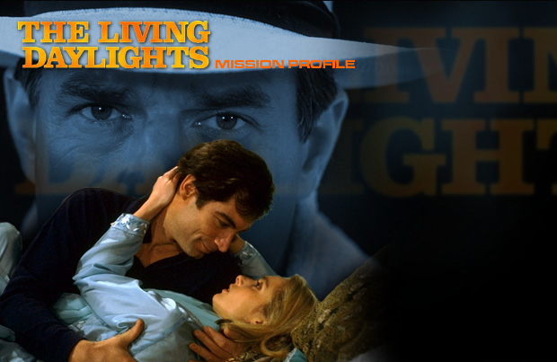 James Bond (Timothy Dalton) Kara Milovy (Maryam d�Abo)