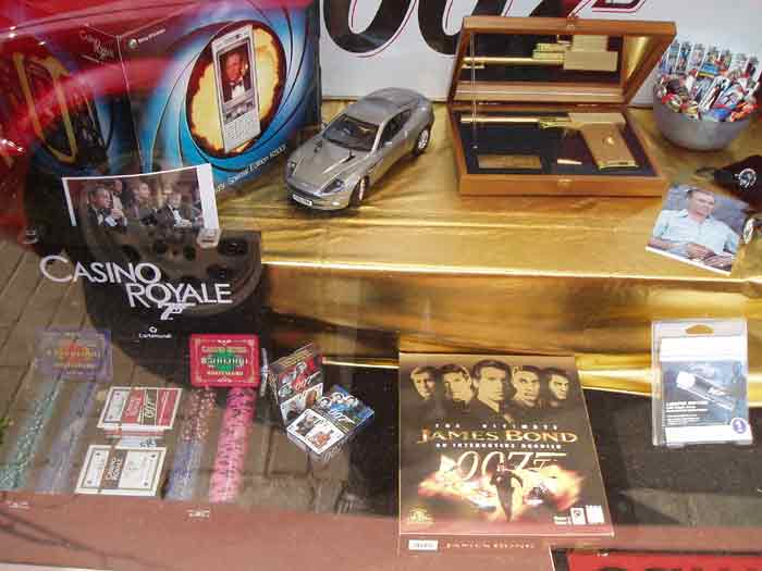 James Bond bes�kte butiken den 26/4. Tack f�r en lyckad dag